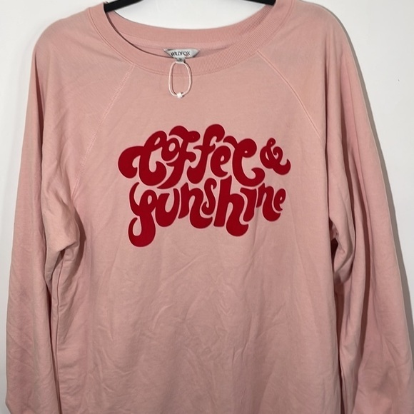 Wildfox M Coffee & Sunshine Statement Sweatshirt - Picture 4 of 8